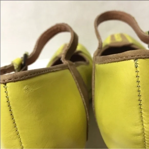 ANTHROPOLOGIE Chic - Yellow and Tan Women's Shoes - Picture 4 of 4